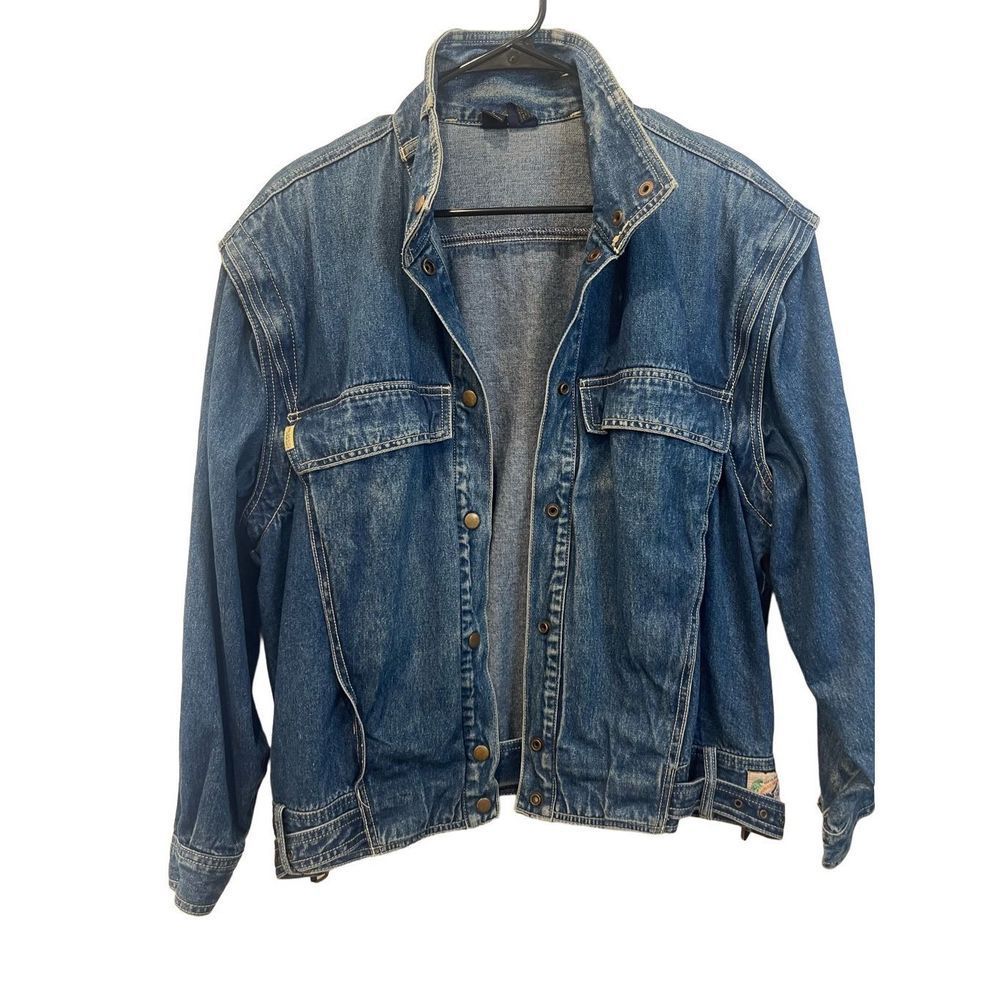 Jag Vintage Denim Jacket Removable Sleeves